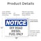 Signmission Off Road Diesel Fuel Only OSHA Notice Sign, Plastic, 18in W x 12in L, 2PK OS-2PACK-NS-P-1218-L-16929 - alternate 7